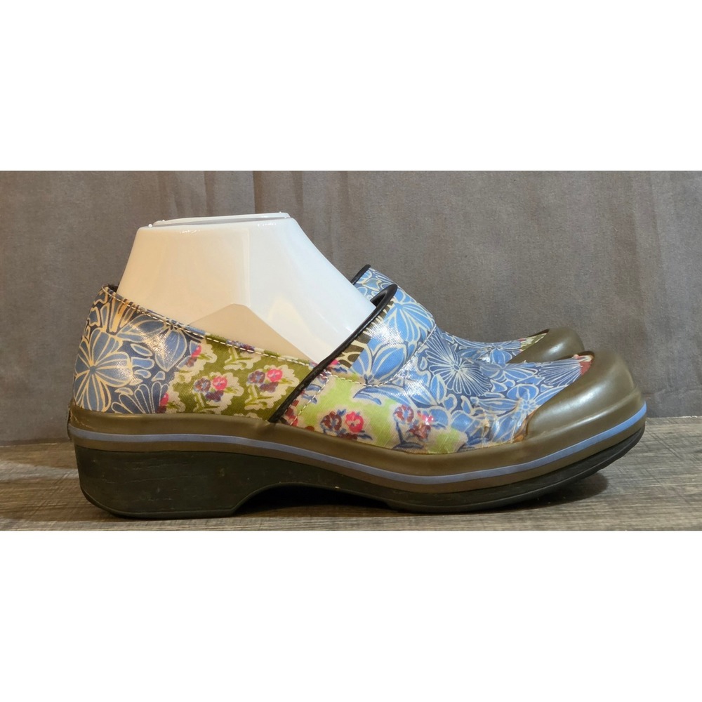 Dansko Vegan Volley Floral Patchwork Slip On Clogs Women's EU 39 US 8.5-9